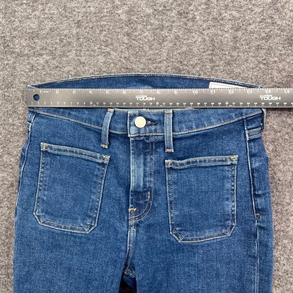Gap Vintage Slim Mid Rise Jeans Womens 27 4R Medium Wash Patch Pocket Denim - Picture 10 of 14